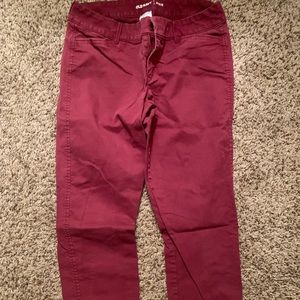 Old Navy pants with fake pockets
